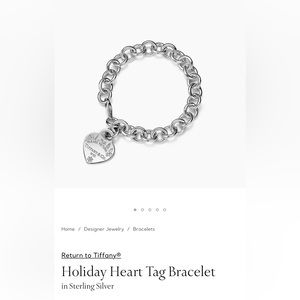 Tiffany Heart Tag Bracelet